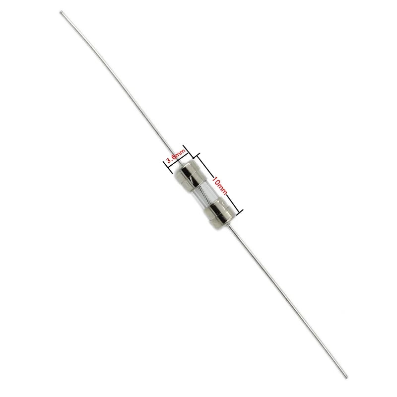 20Pcs 3.6*10 3*10 4*11 Glass fuse Fast/Slow blow 250V 0.5A 1A 2A 3A 3.15A 4A 5A 6.3A 10A 15A with legs F/T type 3.6x10 3x10 4x11