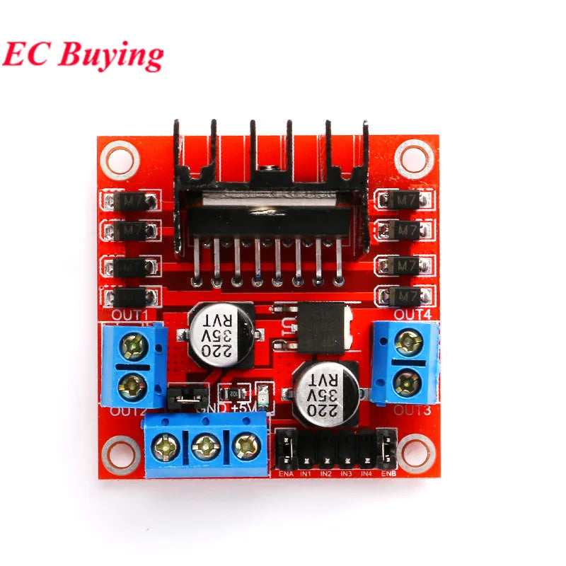 1Pc-10Pcs L298N A3967 DC Stepper Motor Driver Module four-way Controller Board L298 PWM Speed Dual H Bridge Smart Car Robot