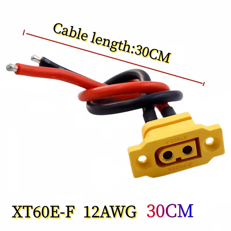 XT60 Female Plug XT60E-F Lithium Battery Connector Wire Cable Plug For RC FPV Lipo Battery RC Quadcopter