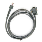 2/3/5M RS232 Straight Harness AC Adapter US EU Plug Power Supply Zebra Symbol LS2208 LS4208 LS9208 Barcode Scanner Serial Cable