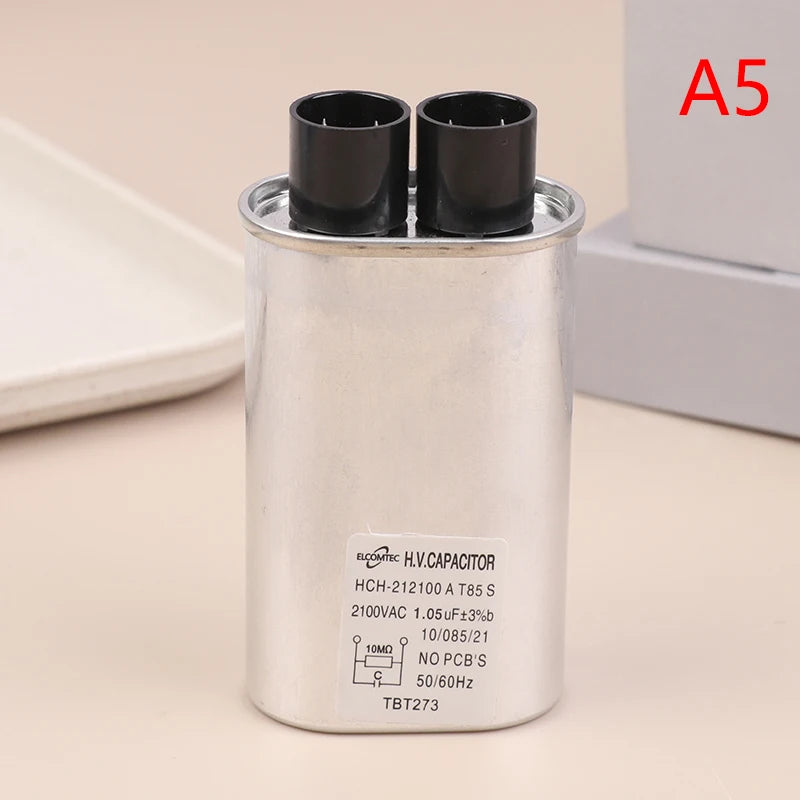 1Pc For Microwave Oven Capacitor Parts 0.85uF / 0.9uF / 0.95uF / 1.0uF / 1.05uF / 1.08uF Microwave Oven High Voltage Capacitor