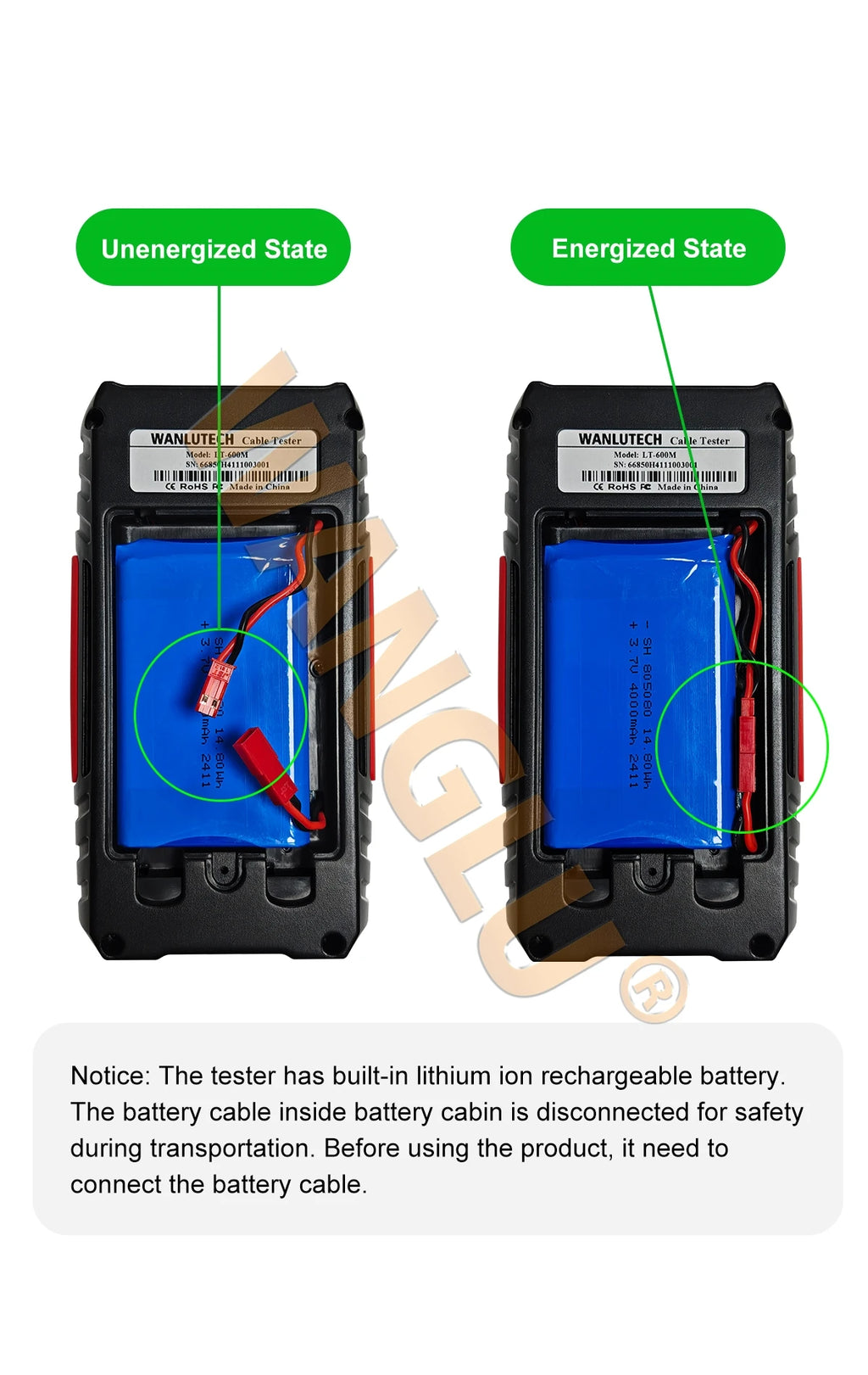 WANGLU All-in-One PoE Network Cable Tester, RJ45 TDR Test, PoE Detector, Digital multimeter & Fiber OPM/VFL/Level Meter LT-600T
