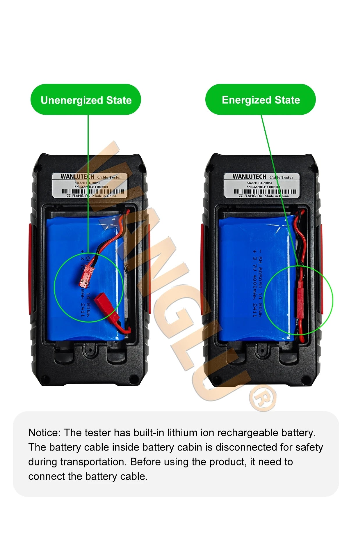 WANGLU Network Cable Tester RJ45 Tester Cable Tracker LAN Tester Network Tool Kit UTP Cable Tester PoE Tester Cable Locator
