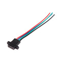 USB 3.1 Type C 4 Pin Waterproof Female USB C Socket Port With Screw Hole Fast Charge Charging Interface USB Connector with cable