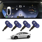 For Tesla Model 3 Y S X 2020-2024 Tire Pressure Monitor Sensors BLE Bluetooth TPMS Sensor Replaces 1490701-01-B 1490701-01-C