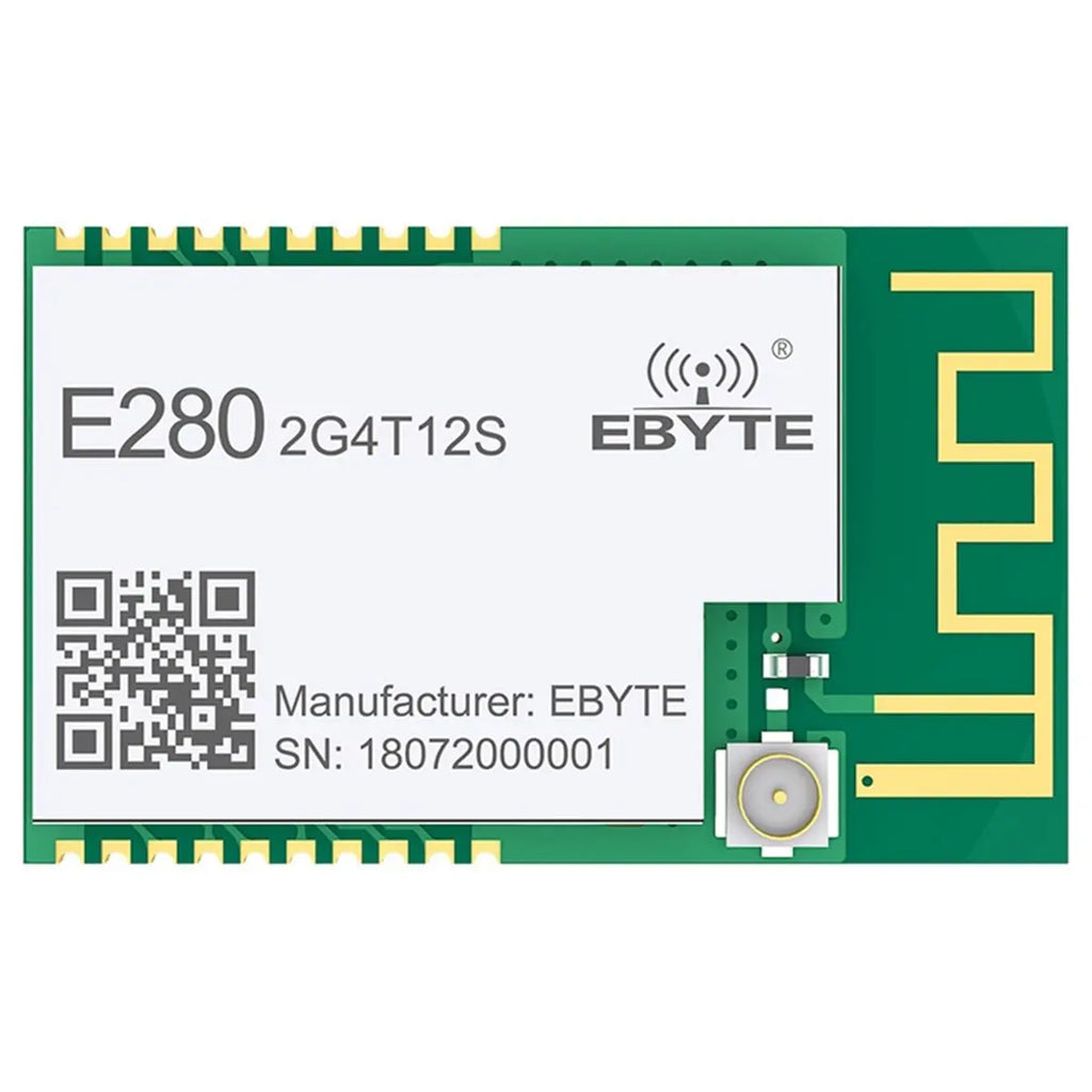 ▶○【On Sale】 E280-2G4T12S 2.4G LoRa Wireless Module SX1280 12dBm UART Support LoRa FLRC GFSK Long Distance 3Km Transceiver