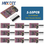 1-10pcs PCM5102A DAC Decoder GY-PCM5102 Interface I2S  Player Module For Raspberry Pi pHAT Format Digital PCM5102 Audio Board
