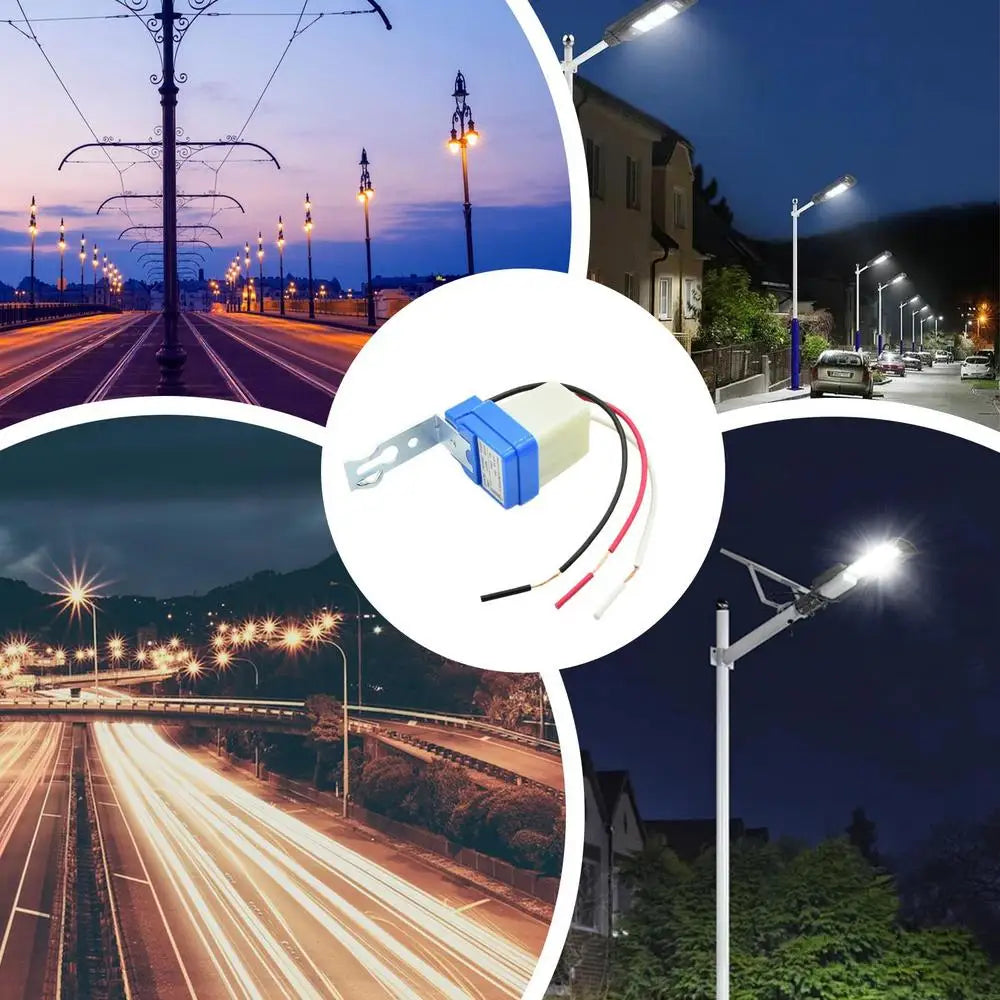 Light Sensor for Outdoor Lighting Light Sensor Photocell Control Photoelectric Sensor Control for Indoor Outdoor Light