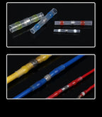 Waterproof Solder Seal Wire Connectors Kit, Heat Shrink Butt Connectors with Insulated Ring for Auto Boat Truck Wiring