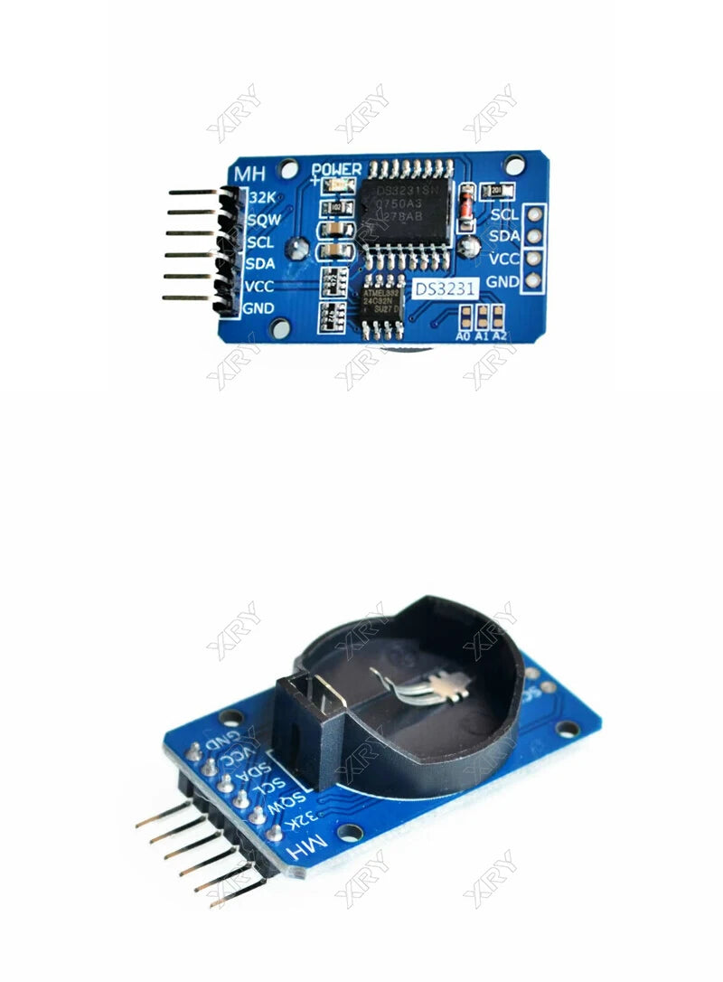 XRY 1PCS DS3231 AT24C32 IIC Module Precision Clock Module (without battery) DS3231 Memory Module
