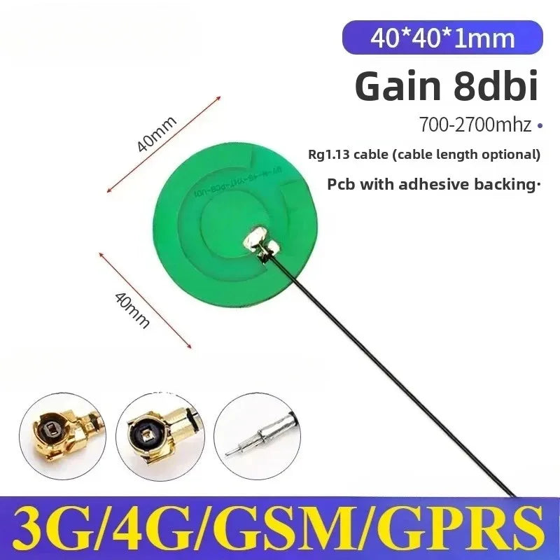 2PCS Full Frequency 5G 4G LTE GSM GPRS 2G 3G NB-IoT Module with Built-In FPC/PCB High Gain Patch Antenna for IoT Device