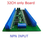 32CH RS485 IO Master-Slave Remote Control Switch Board NPN/PNP Isolation Input 300MA MOS Output Modbus RTU PLC Expansion Module