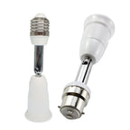 1pc E27 to E27, B22 to E27 Extender Screw E26 Bulb Holder Adapter Rotatable Bendable CFL LED Light Socket Converter