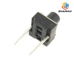 20/50/100Pcs 6x6mm Micro Tactile Switch 2 Pin Momentary Push Button 4.3-12mm Height Tact DIP Switch for Arduino DIY Electronics