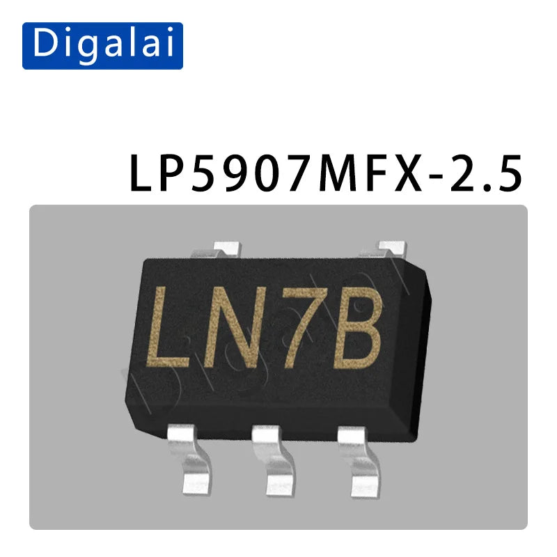 LP5907MFX-3.3 -3.0 -1.8 -1.5 -2.5 -2.8 -2.85 -4.5 -1.2 LDO Regulator SOT23-5 Digalai