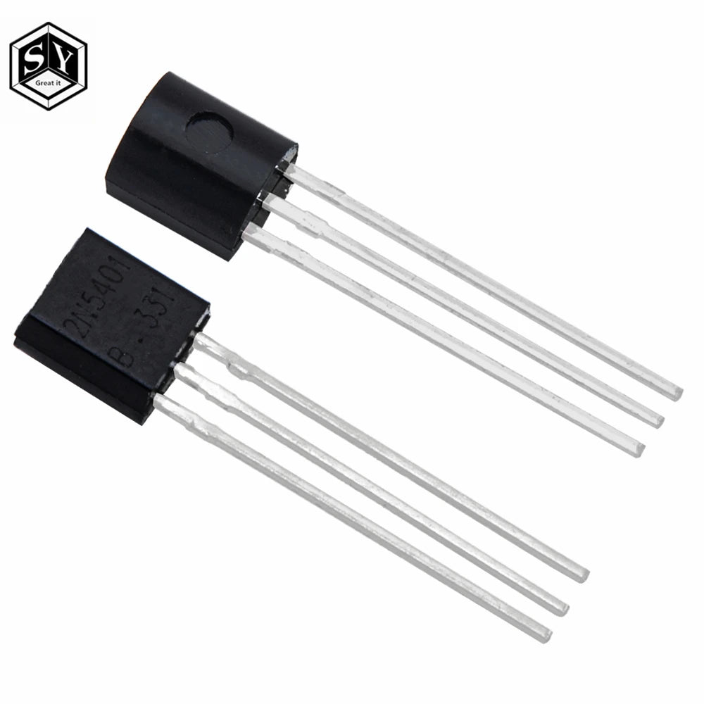 50PCS/LOT Transistors (25×2N5401 + 25×2N5551) – TO-92 Package | NPN/PNP Complementary Pair | DIP Compatible