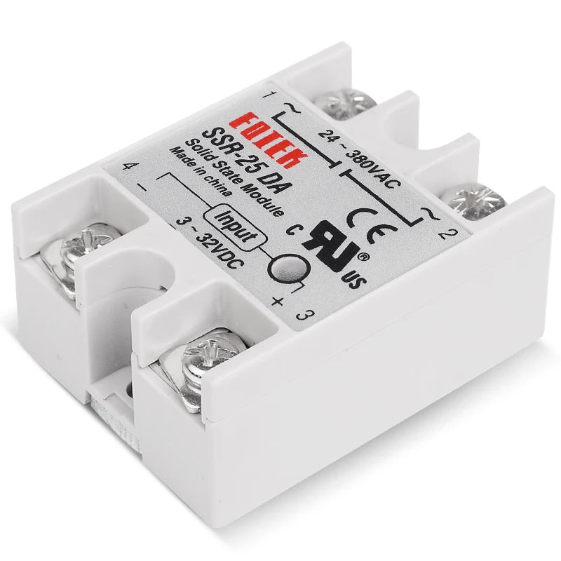 Solid State Relay 10A 25A 40A single phase Module 3-32V Input DC 24-380V AC Output High Quality SSR-10DA SSR-25DA SSR-40DA