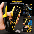 ZOERAX RJ45 Cat8/7/6A/6/5 Crimp Tool Pass Through Ethernet Crimper All-in-one Ratcheting Modular Data Cable Crimper