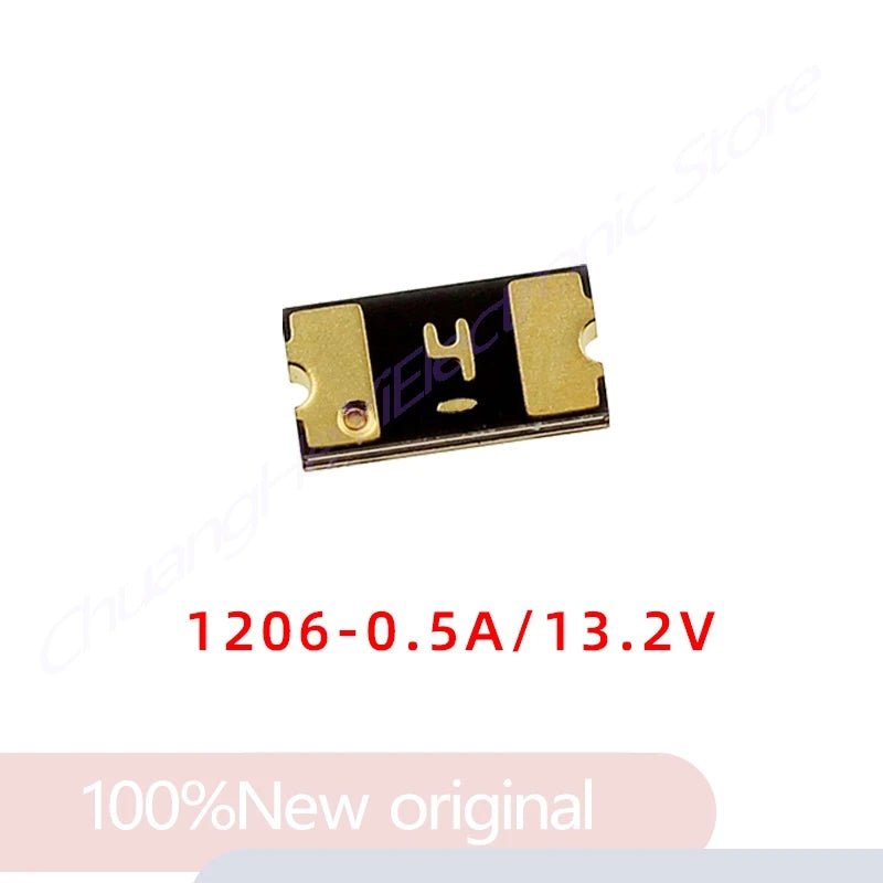 20/50/100Pcs/Lot 1206 SMD PTC Resettable Fuse 500MA 0.5A 13.2V 16V 30V MF-NSMF050-2 aF 4