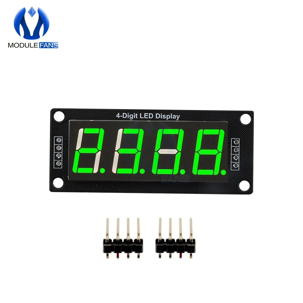 0.56 inch TM1637 LED Display Module 4 Digit LED Indicator for Arduino DIY Red Green Blue Yellow White