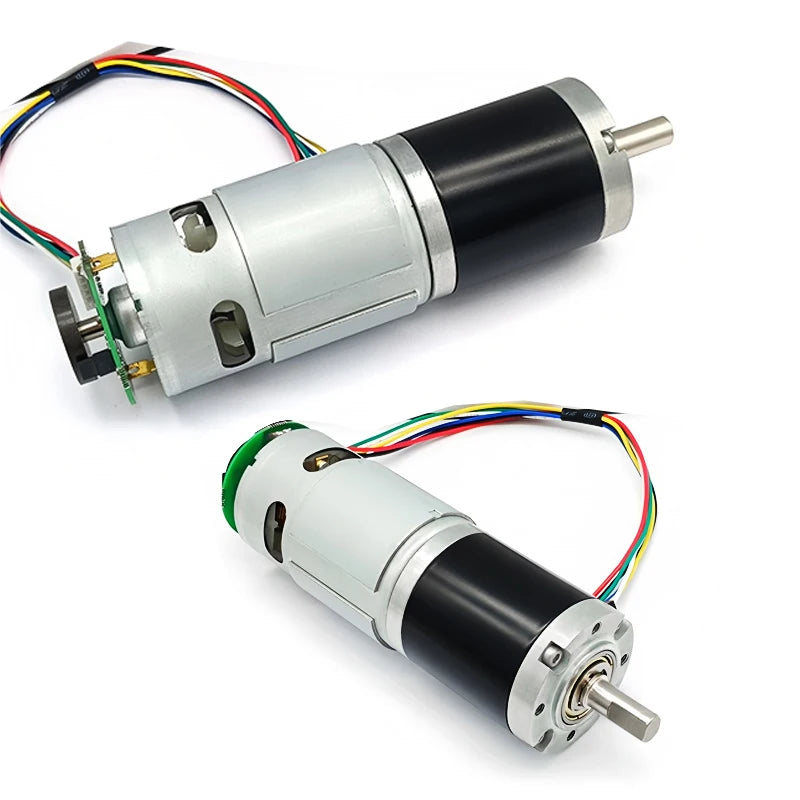 12V24V PG42-775 High Torque Planetary Gear Motor with Encoder 42mm Low RPM Reducer CCW/CW Electric Engine RC Roller Gate Gearbox