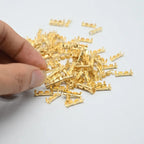 Copper Electrical Wire Connectors Set U-Shaped Crimp Terminals for Fast Wiring Cable Lock 0.5-1.5mm² with Heat Shrink Tube Kits