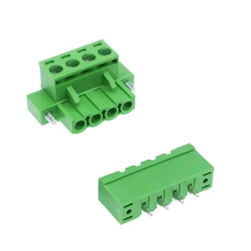 10pcs/5sets 5.08mm 0.2in Plug PCB Wire Terminal Block 2EDGKM 2EDGVM 2EDGRM-5.08mm Male Wafer 2-24P Female Socket MSTBV2.5-GF STF