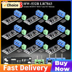 1-10PCS HW-532B LR7843 Isolated MOSFET MOS Tube FET Module Replacement Relay Board for Motor Start Stop Control PWM DC5-30V 161A