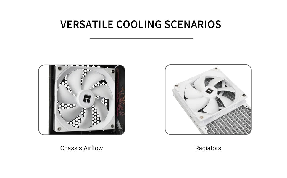 Thermalright 140mm Case Fan TL-C14/C14C/C14C-S/C14CW/C14CW-S CPU Cooling Fan ARGB 140mm Balance Fan Balance Performance Fan