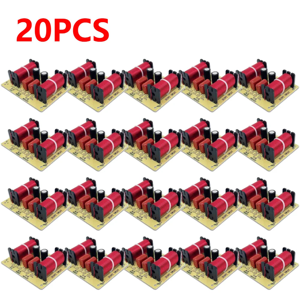 WEAH-305 150W 900-4000Hz Adjustable 3 Way Speaker Crossover Filter 1 Unit Audio Speaker Frequency Divider Full Range Treble Bass