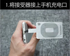 Max 10W 5V 2A Wireless Charging Receiver Coil Universal Type-C Micro USB for iPhone 5 6 7 Samsung A53 5G Xiaomi