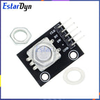 2PCS KY-040 Rotary Encoder Module 360 Degree Potentiometer Digital Pulse Output for MCU AVR PIC High Precision