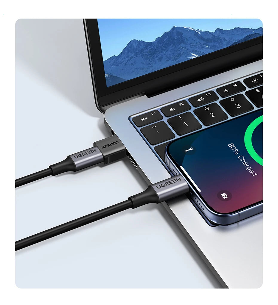 UGREEN USB 3.1 Type C OTG Adapter USB A Male to USB C Female Cable Converters For Macbook Samsung S10 Huawei USB To Type-c OTG