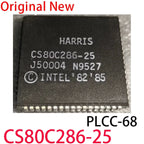 (1piece) CS80C286 CS80C286-25 PLCC68 16-bit CPU microprocessor Chipset