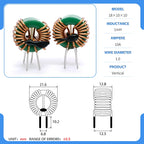 18x10x10 50/80uH 1/2/4/4.7/5/10/20/22/40/45/50mH magnetic ring common mode inductor common mode filter choke