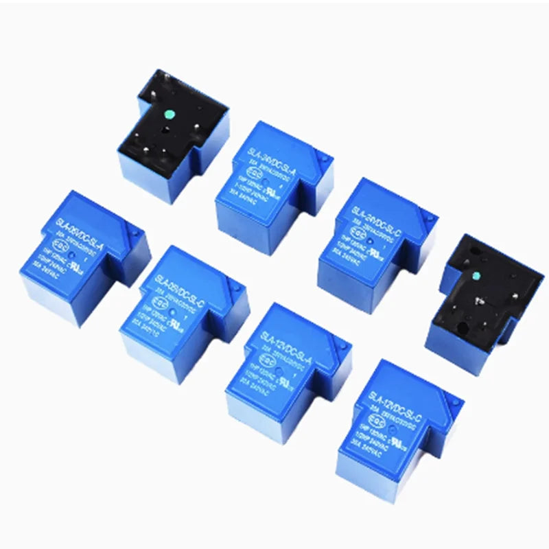 5pcs Power Relay SLA-05VDC-SL-A SLA-12VDC-SL-A SLA-24VDC-SL-A T90 30A 4pin 5pin 6pin 5V 12V 24V 48V Time Relay