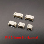 50Pcs JST PH2.0mm XH2.54mm 2/3/4/5/6Pin Horizontal Paste Vertical Patch Pin Holder SMT Connector 2.0MM 2.54MM Pitch Male SMD