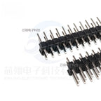 10/20pcs Pcs 2.54mm Double Row Male 2*40P PCB Board Pin Header Connector Strip Pinheader 2/3/4/5/6/8/10/12/20/40Pin For Arduino