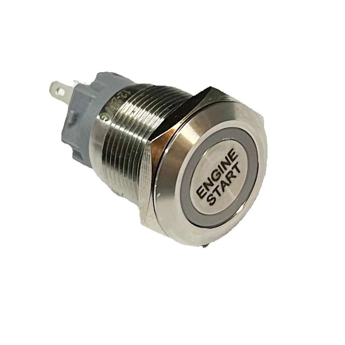 19mm 22mm 25mm 30mm Laser 'ENGINE START STOP' Engine Button ON OFF Ring Illuminated Momentary Push Button Switch+CE+RoHS