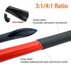 1~10m Heat Shrink Tube ID 1.6mm - 50mm 3:1/4:1 Ratio With Glue Adhesive Lined  Dual Wall Polyolefin ﻿Wrap Cable Protect Sleeve