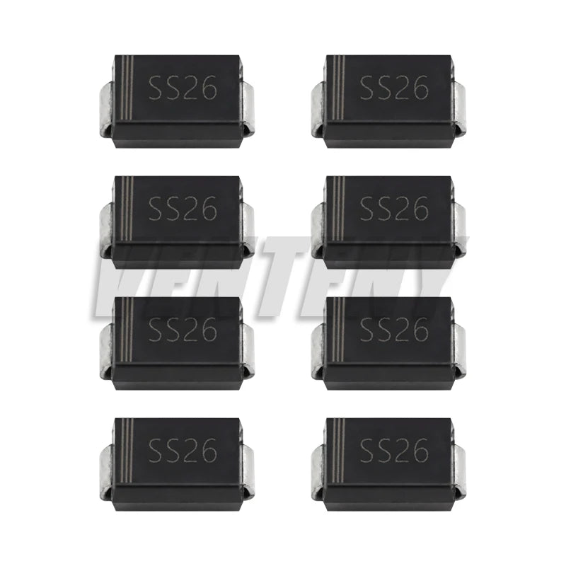 90PCS Rectifier Diode SS14 SS24 SS34 1N4007 1N4001 1N4004 SS16 SS26 SS36 SMD Schottky Diode Assort Kit