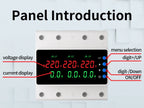 GTRIC Over Under Voltage Protection Device Three-Phase 380V AC Undervoltage Protection 63A Current and Voltage Protection Relay