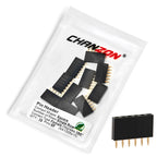 2 3 4 5 6 8 10 12 15 20 40 Female Pin Header Socket Gold Plated Solderless Single Row 2.54mm 2.54 mm 4pin 20pin 40pin Connector