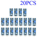 1-50PCS Digital Light Sensor Module 5516 Photoresistor, Adjustable Sensitivity, 3.3V-5V, LM393 Comparator for Smart Car
