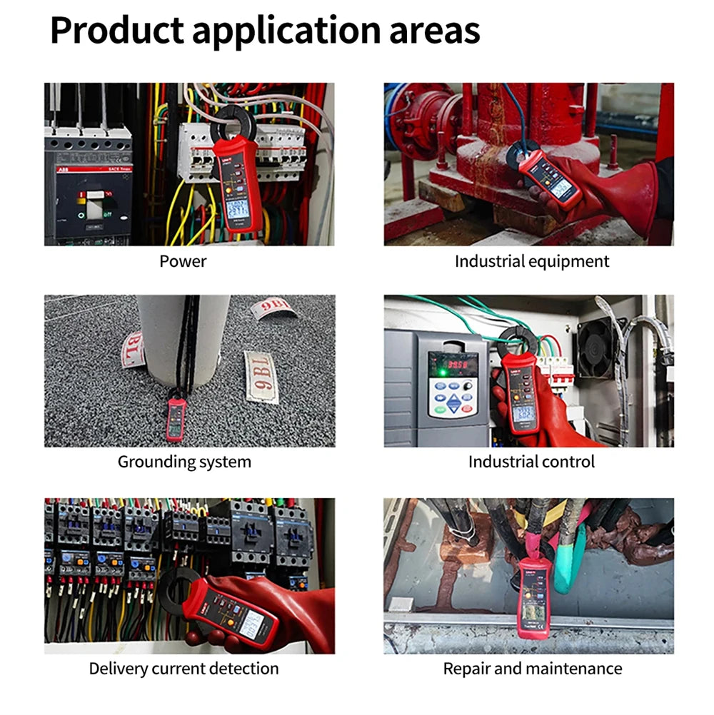 UNI-T UT251A UT251B+ UT251+ UT251C PLUS Current Leakage Clamp Meter Pliers Ammeter Professional AC Current Leak Tester