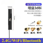 5Pcs/Lot 2.4G 5G 5.8G Dual Frequency With Built-in FPC Soft Board Wifi Bluetooth PCB Patch High Gain Antenna