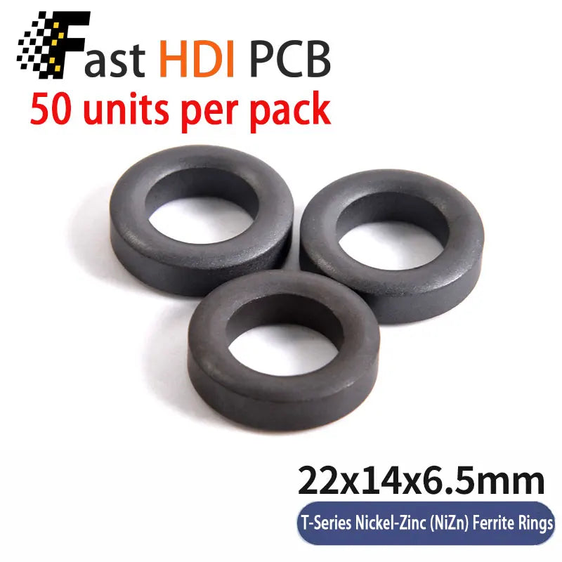Anti-Interference Ferrite Toroid Core Ni-Zn - High Frequency Common Mode Inductor Ring for Electronic Equipment