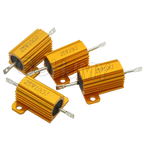 1PCS RX24 5W 10W 25W 0.01~30K Aluminum Power Metal Case Wirewound Resistor 1R 2R 5R 8R 10R 20R 100R 150R 1K 2K 5K 10K 100k Ohm