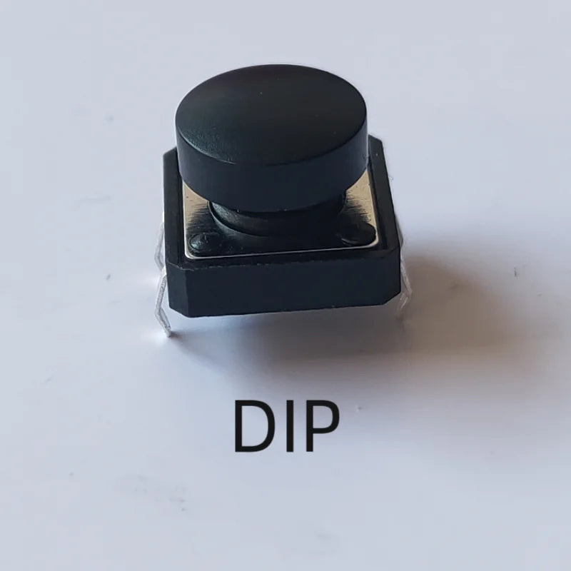 10Sets 12x12mm Momentary Tact Switch Add Plastic Caps Height 9.2mm Push Button Switch 4PIN SMT DIP PCB Mounting Button