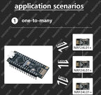 RF-Nano Board and Antenna Kit NRF24L01 Module Inside Arduino Compatible USB-C Support Arduino IDE ATmega328PB-AU Microcontroller